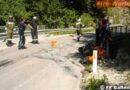 Oö: Motorradunfall in Gaflenz-Fahrer unverletzt