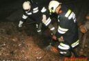 Nö: Flurbrand in Pernitz hinter dem Feuerwehrhaus