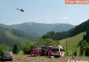 Oö: Traktorabsturz in Weyer-Fahrer eingeklemmt