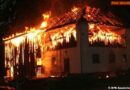 Nö: Bauernhausbrand während Unwetter im Bezirk Amstetten