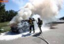 T: Fahrzeugbrand A12 Fahrtrichtung Kufstein Höhe Münster
