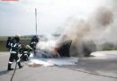 Nö: Auto des Kdt-Stellvertreters ging in Flammen auf
