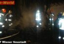 Nö: Brand einer Gartenhütte in Wiener Neustadt