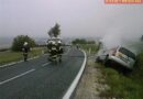 Nö: Aus eigener Kraft aus brennendem Fahrzeug gerettet-Flachberg