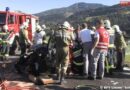 Stmk: Zwei Eingeklemmte bei Unfall mit Jaguar bei Pruggern