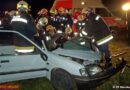 Oö: Schwierige Personenrettung nach Unfall auf der B 140 in Sierning