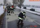 Nö: Zwei Fahrzeuge auf der LB 9 in Maria Ellend kollidiert