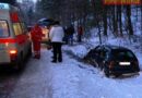 Nö:  Pkw landete in Krumbach im Straßengraben