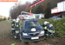 Oö: Fahrzeug nach Unfall von Straße abgekommen