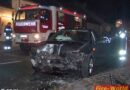 Nö: Spektakulärer Verkehrsunfall in Wampersdorf