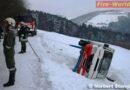 Nö: Kleintransporter landete im Schnee – Wiesfleck
