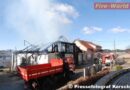 Oö: Vollbrand eines Stadels im Ortszentrum von Oepping (inkl. Video)
