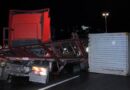 Nö: Lkw verlor 20-Fuß-Container mit 8.000 kg Maschinenteile