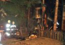 Stmk: Gartenhütte in Karpfenberg-Diemlach in Vollbrand