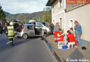 Oö: Crash zwischen Kleinbus und Pkw in Micheldorf