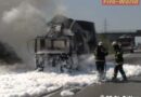 Nö: Brennender Lkw auf der A1 (Westautobahn) bei St. Pölten