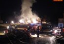 Stmk: Wirtschaftsgebäude-Großbrand in Ramsau erforderte Abschnittsalarm