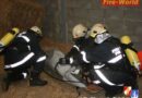 Bgld: Abschnitts-Atemschutzübung 2008 mit mehreren Stationen in Riedlingsdorf