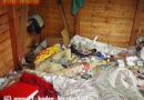 Nö: Obdachloser in Gartenhütte in Baden-Leesdorf beinahe verbrannt