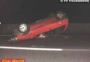 Nö: Verletzte Person nach Überschlag auf der A4