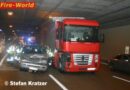 Nö: LKW Unfall im Tunnel Vösendorf