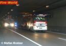 Nö: LKW Unfall im Tunnel Vösendorf