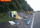 Nö: 2 Kleinbusse auf der A 2 verunfallt