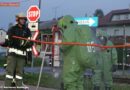 Oö: Gefahrguteinsatzübung mit Lokalbahn in Alkoven