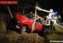 Nö: Pkw prallt auf Autobahnauffahrt gegen Baum
