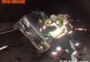 Nö: Pkw-Gespann verunfallt auf der A4