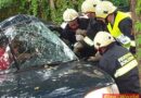 Oö: Eingeklemmte Person nach Unfall in Schleißheim