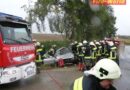 Nö: Verkehrsunfall mit eingeklemmter Person auf der B19 bei Stranzendorf