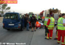 Nö: Unfall mit Klein- und Stockbus auf der Südautobahn