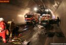 Oö: Menschenrettung nach Unfall im Mona-Lisa-Tunnel in Linz