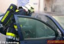 Oö: Schmorender Brand an Pkw in Schärding