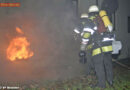 D: Keller mit Unrat und Möbel stand in Vollbrand (München)