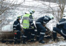Stmk: Mit Pkw bei Stanz gegen Wasserdurchlass einer Brücke geprallt