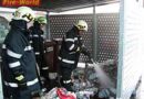 Stmk: Müllcontainerbrand am Fronleichnamsweg in Liezen