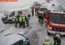 Oö: Schwerer Verkehrsunfall auf B130 zwischen Hartkirchen und Pupping