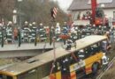Oö: Autobusunfall-Übung in Kremsmünster -> Passagiere in Fluss gestürzt