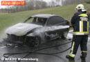 Bgld: Sportwagen auf der S31 in Mattersburg in Flammen