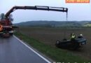 Nö: Dachlandung mit Auto nach Schleudermanöver bei Thern