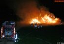 Nö: Strohvorrat zwischen Tulln und Asparn in Flammen