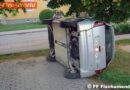 Nö: Mopedauto von Vandalen umgeschmissen