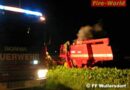 Nö: Mähdrescherbrand in Wullersdorf