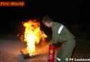 T: Übung zur Handhabung von Kleinlöschgeräten