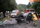 Oö: Eingeklemmte Person nach schwerem Unfall bei Luftenberg