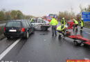 Nö: Unfall mit 5 Fahrzeugen auf der A4 bei Fischamend