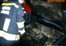 Oö: Pkw-Brand entpuppte sich als Motorschaden -> Schärding