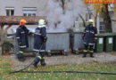 Oö: Müllcontainer in St. Florian (bei Linz) in Brand